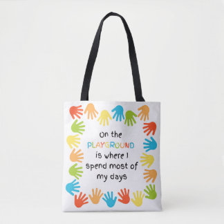 Bolso De Tela En la zona de juegos Tote Bag