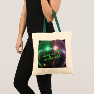 Bolso De Tela En las luces de disco nocturno