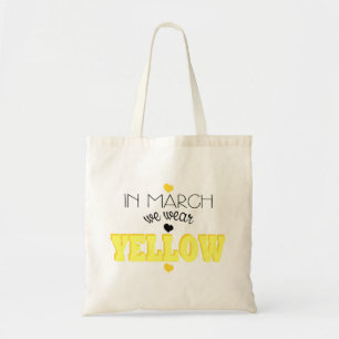 Bolso De Tela En marzo llevamos el tote amarillo de la