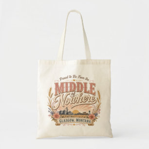 Bolso De Tela En medio de la nada Glasgow Montana Rústico