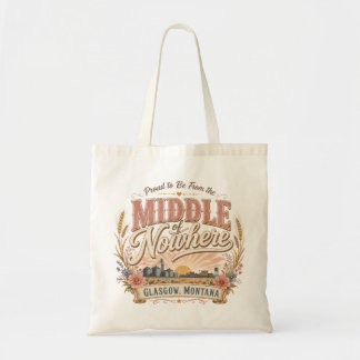 Bolso De Tela En medio de la nada Glasgow Montana Rústico