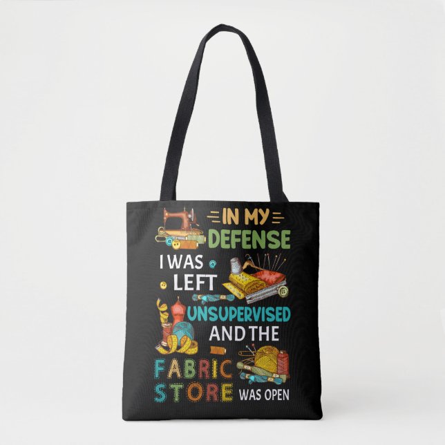 Bolso De Tela En Mi Defensa Me Dejaron Un Regalo De Masas Sin Su (Anverso)