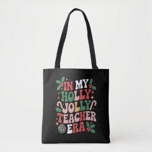 Bolso De Tela En mi divertida era de profesora de Holly Xmas Nav