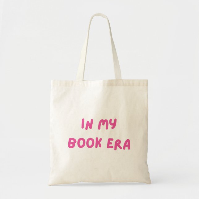 Bolso De Tela EN MI ÉPOCA DE LIBRO - ❤️ Tote Bag ‍ 🔥 (Frente)
