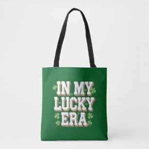 Bolso De Tela En Mi Era Afortunada Regalo Familiar del Día de Sa