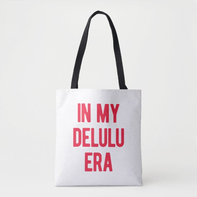 Bolso De Tela En mi era de Delulu (Anverso)