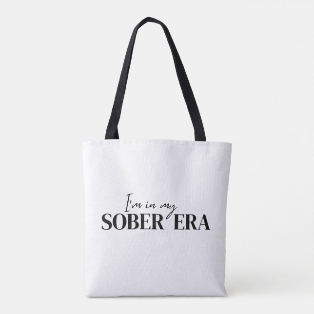 Bolso De Tela En Mi Era Sobria  (Reverso)