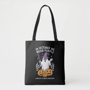 Bolso De Tela En Octubre Nosotros Vestimos De Morado Violencia D