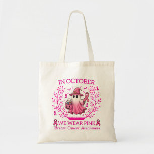 Bolso De Tela En Octubre Usamos Cáncer De Mama De Bruja Rosa