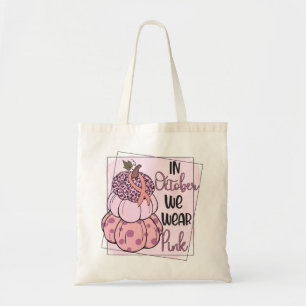Bolso De Tela En Octubre Usamos Torre De Calabaza Rosa