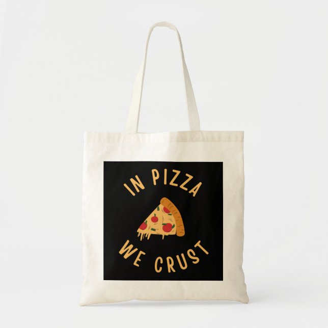 Bolso De Tela En Pizza Corremos (Frente)