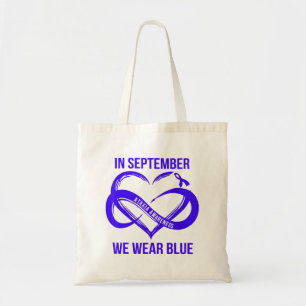 Bolso De Tela En Septiembre Usamos La Cinta De Concienciación De