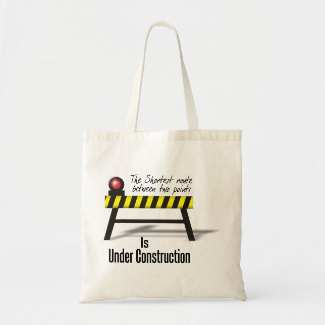 Bolso De Tela En tote de construcción (Frente)