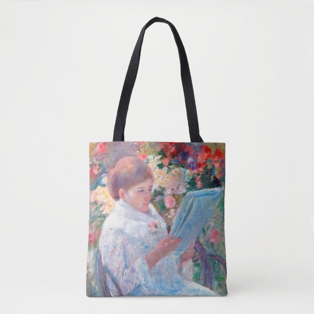 Bolso De Tela En un balcón, Mary Cassatt (Anverso)