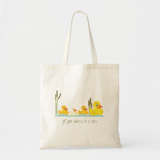 Bolso De Tela En una fila (Frente)
