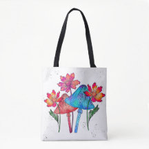 Encantado Mushroom Garden Tote Bag
