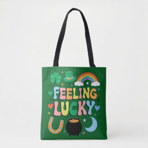 Bolso De Tela Encantador Día de San Patricio Sentirse Afortunado