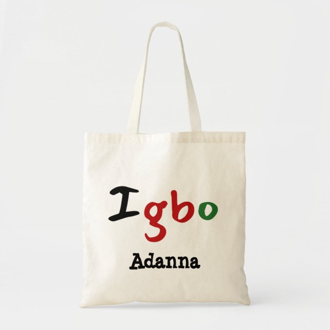 Bolso De Tela Encantador Igbo Trendy (Frente)
