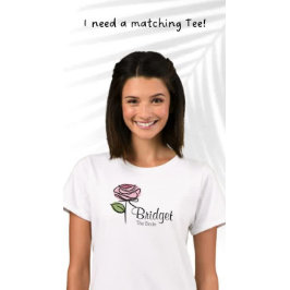 Bolso De Tela Encantador Tote de la fiesta de novias rosa rosa -