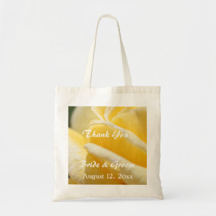 Bolso De Tela encantadora flor rosa amarilla favor de boda graci