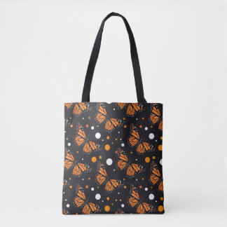 Bolso De Tela Encantadora locura monarca mariposa