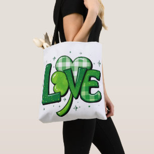 Bolso De Tela Encanto de amor de San Patricio