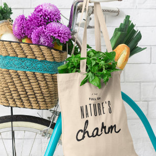 Bolso De Tela Encanto de la Naturaleza Sostenibilidad con Estilo