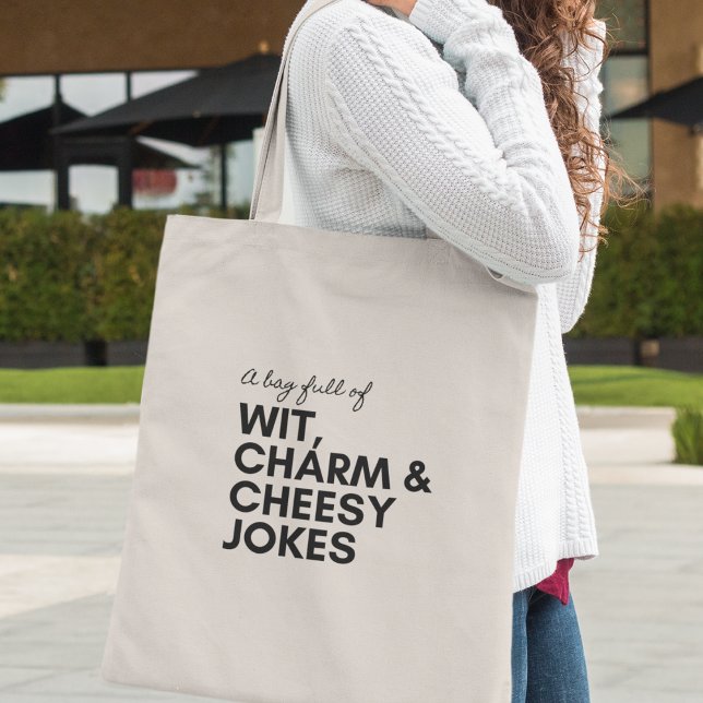 Bolso De Tela Encanto ingenioso Humor Chistes cursis Divertido R (Shop now and add a touch of humor to your everyday adventures!)