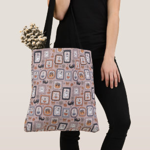 Bolso De Tela Encantos enmarcados - Un viejo Keepsake de Hallowe
