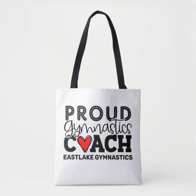 Bolso De Tela Encargado de Gimnasia Orgullosa Personalizada (Anverso)