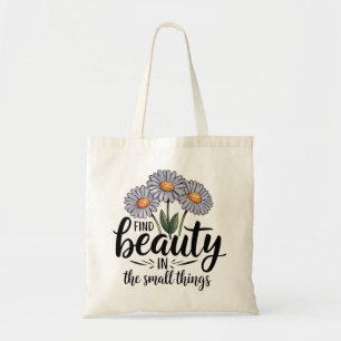 Bolso De Tela Encontrar belleza en las cosas pequeñas