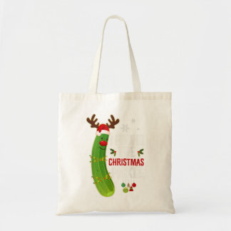 Bolso De Tela Encontré A Los Navidades Pickle