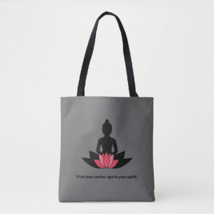 Bolso De Tela "Encuentra tu centro, enciende tu espíritu". AMANT
