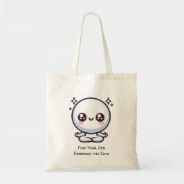 Bolso De Tela Encuentra tu Zen, abraza la Cuta
