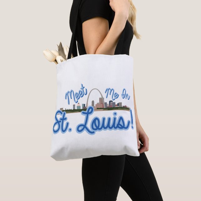 Bolso De Tela ¡Encuéntrame En St. Louis! (Detalle)