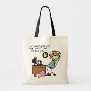 Bolso De Tela Enderece la primera vez el humor