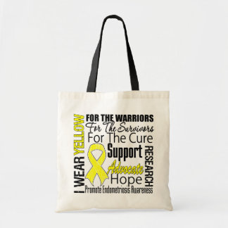Bolso De Tela Endometriosis Que Uso Tributo De Cinta Amarilla