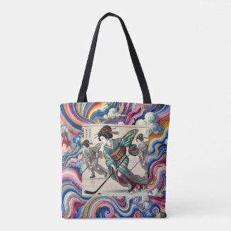Bolso De Tela Energetic Ukiyo-e Tote Bag