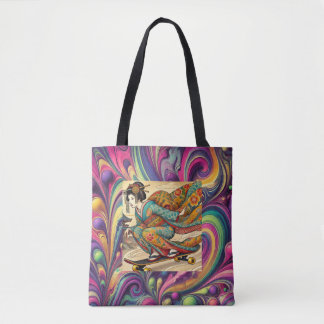 Bolso De Tela Energetic Ukiyo-e Tote Bag トートバッグ