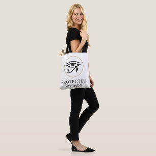 Bolso De Tela Energía Protegida – Símbolo Mínimo del Ojo de Horu