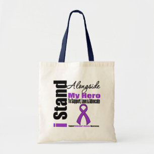 Bolso De Tela Enfermedad de Alzheimers que me coloco junto a mi