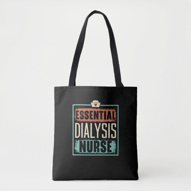 Bolso De Tela Enfermedad rival médica de enfermería (Anverso)
