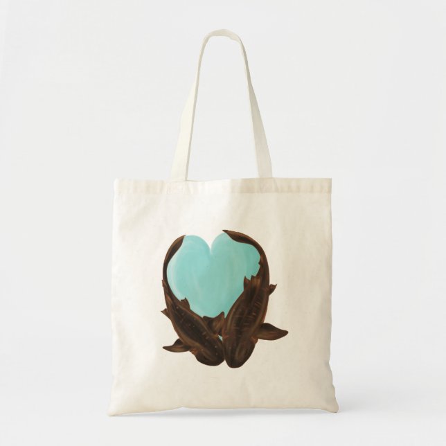 Bolso De Tela Enfermera a tiburones (Frente)