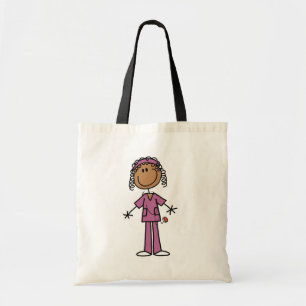 Bolso De Tela Enfermera afroamericana