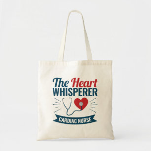 Bolso De Tela Enfermera cardíaca la susurradora del corazón