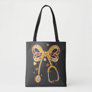 Bolso De Tela Enfermera de calabaza Retro Vida Estetioscopio Caí