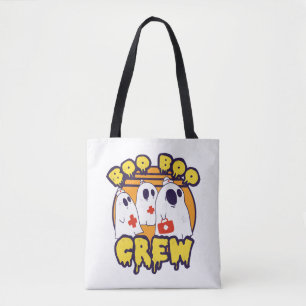Bolso De Tela Enfermera de caramelos fantasma de Halloween