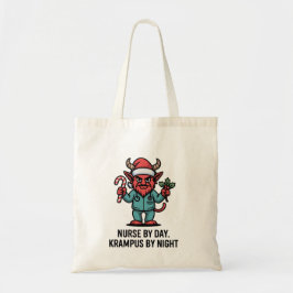 Bolso De Tela Enfermera de día, Krampus de noche, Enfermera 