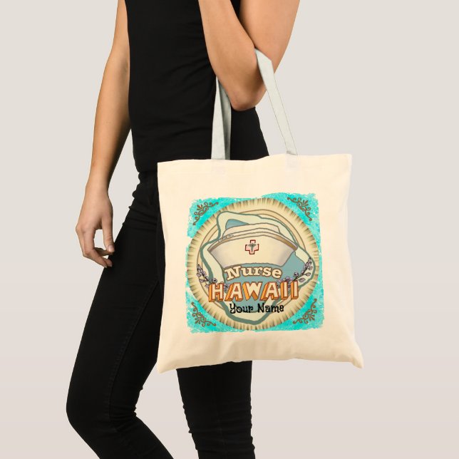 Bolso De Tela Enfermera de Hawái (Anverso (producto))