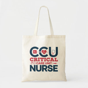 Bolso De Tela Enfermera de la CCU orgullosa